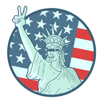 funny american emblem
