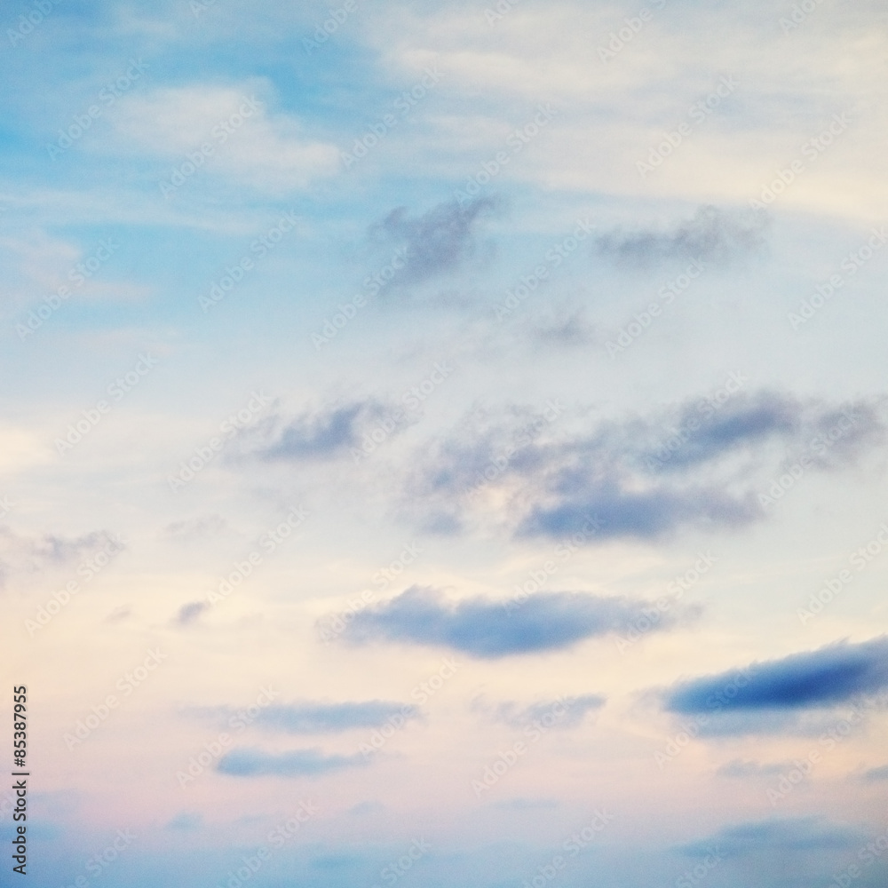 Wall mural Cloudscape With Stratocumulus Clouds