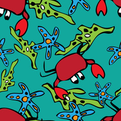 seabed seamless pattern