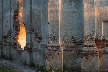 wall of the destroyed church 1