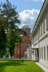 View towards Nicholas Cathedral of Intercession Khotkovo Monaste