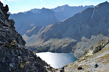 Na Mieguszowieckiej Przełęczy pod Chłopkiem © Marta