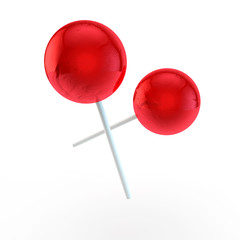 two lollipops