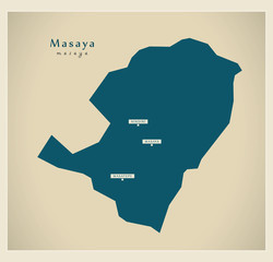 Modern Map - Masaya NI