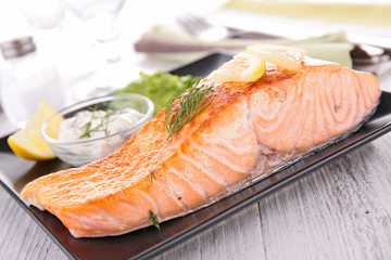 baked salmon fillet