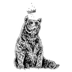 Bear with Crown