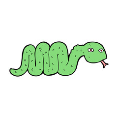 funny cartoon snake