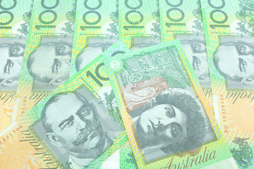 Australia dollar, bank note of Australia.