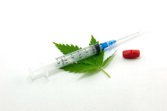 Syringe and hemp