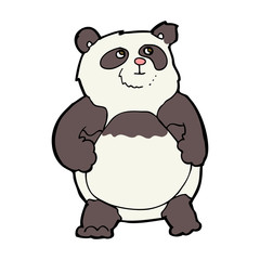 cartoon panda