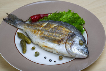 Grilled dorado