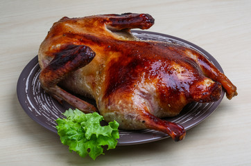 Roasted duck