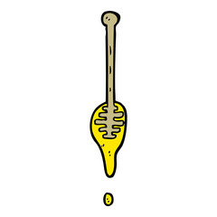 cartoon honey dipper