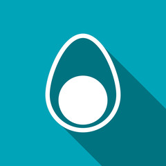 Vector egg icon. Food icon. Eps10