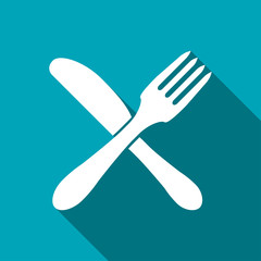 kitchen icon of crossed fork and knife