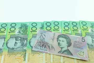 Australia dollar, bank note of Australia.