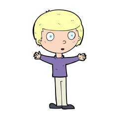 cartoon surprised man