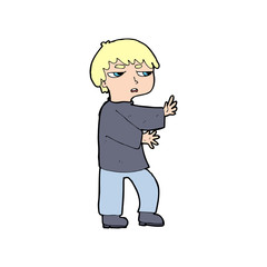 cartoon man gesturing