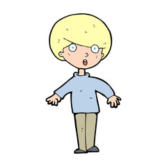 cartoon surprised man