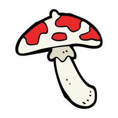 cartoon poisonous toadstool