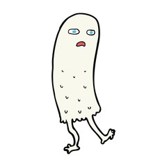 cartoon funny ghost