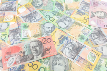 Australia dollar, bank note of Australia.
