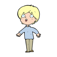 cartoon surprised man