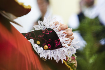 Dettaglio costume sardo