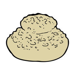 cartoon bread