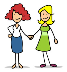 Gleichgeschlechtliches Paar Frauen