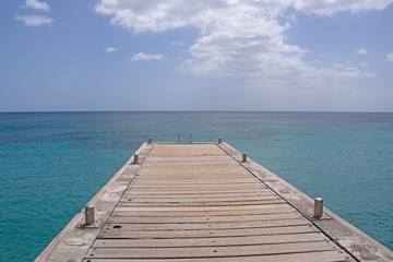 Steg ins Meer, Grande Anse d'Arlet, Martinique