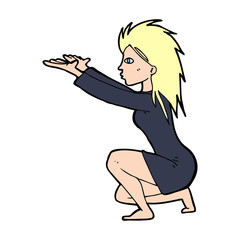 cartoon womn casting spel