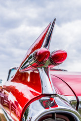 Détail de véhicule de collection, les voitures américaine © Gerald Villena