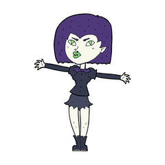 cartoon vampire girl