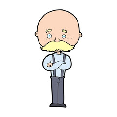 cartoon grandfather