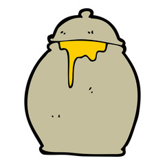 cartoon honey pot