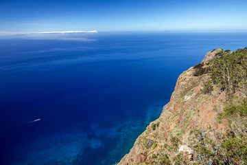 Fototapeta na wymiar Seascape, Madeira island, Portugal