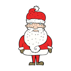 cartoon santa claus