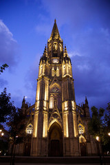 Fototapeta na wymiar Cathedral in San Sebastian, Spain