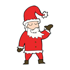 cartoon santa claus