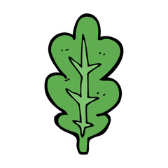 cartoon leaf symbol