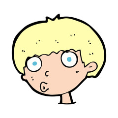 cartoon surprised boy