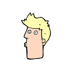 cartoon surprised man