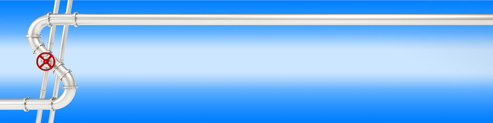 Dollar Symbol aus Röhren