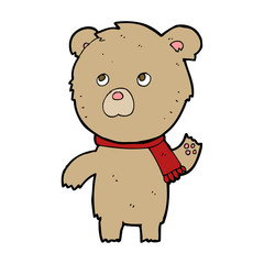 Naklejka premium cartoon teddy bear