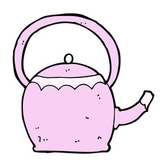 cartoon tea pot