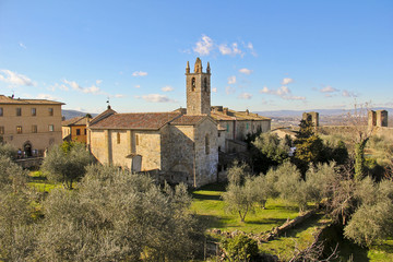 Fototapeta na wymiar Monteriggioni, Tuscany, Italy