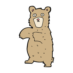 Obraz na płótnie Canvas cartoon bear