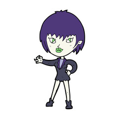 cartoon vampire girl