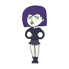 cartoon vampire girl